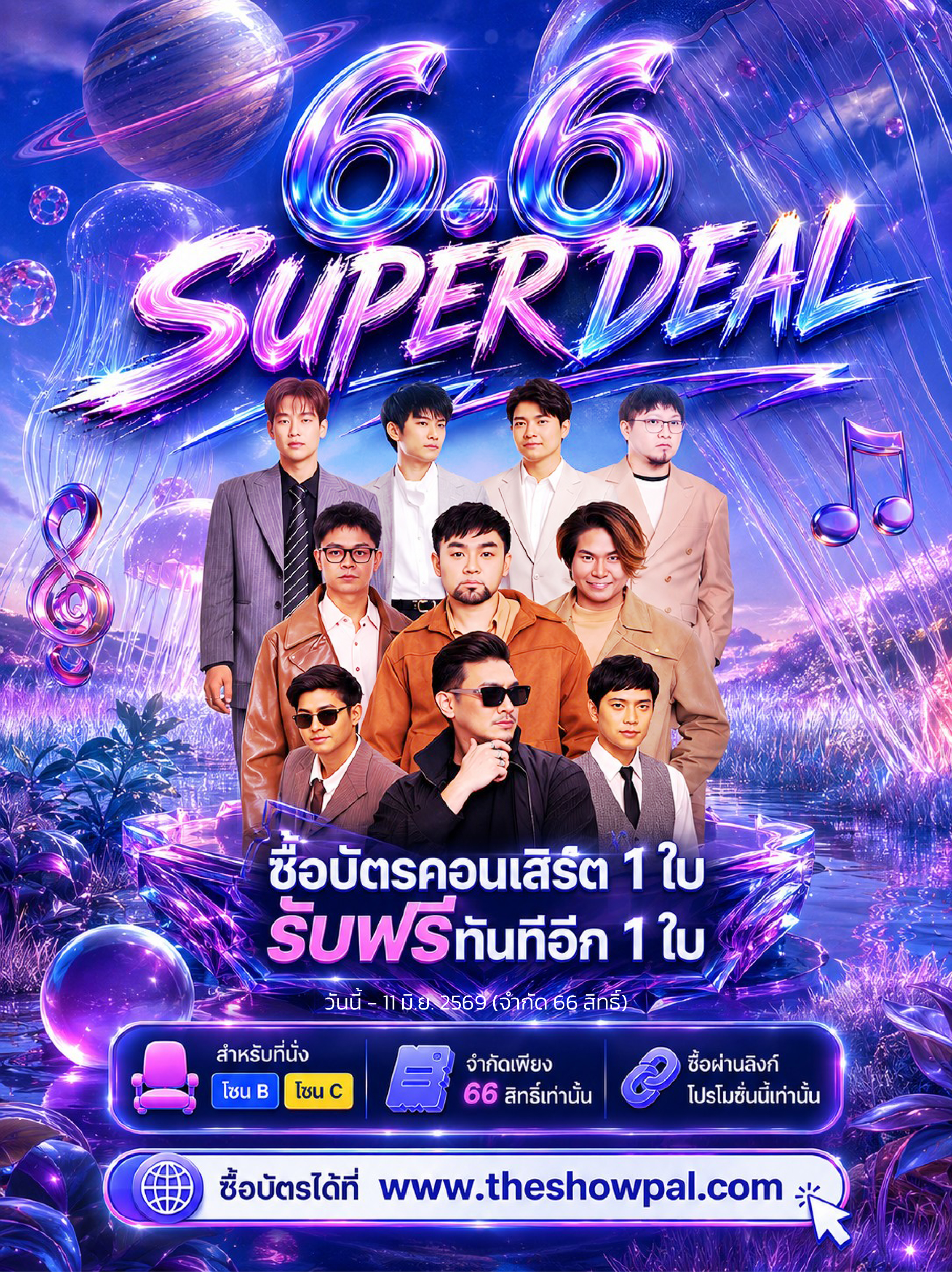 SUPER DEAL 6.6 PhanGan พะงัน Present First Class Concert
